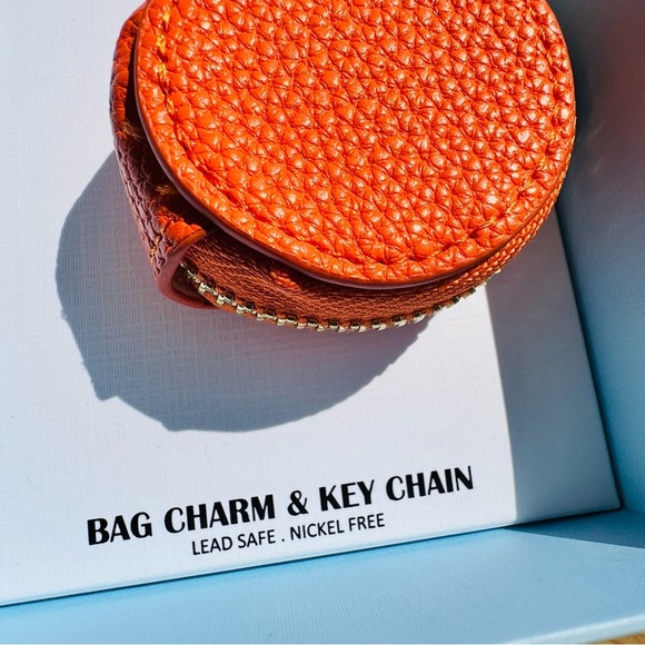 NWT Piper K Orange Fruit Bag Charm & Keychain - Picture 5 of 8